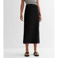 Urban Bliss Black Tailored Maxi Skirt New Look | New Look (UK)