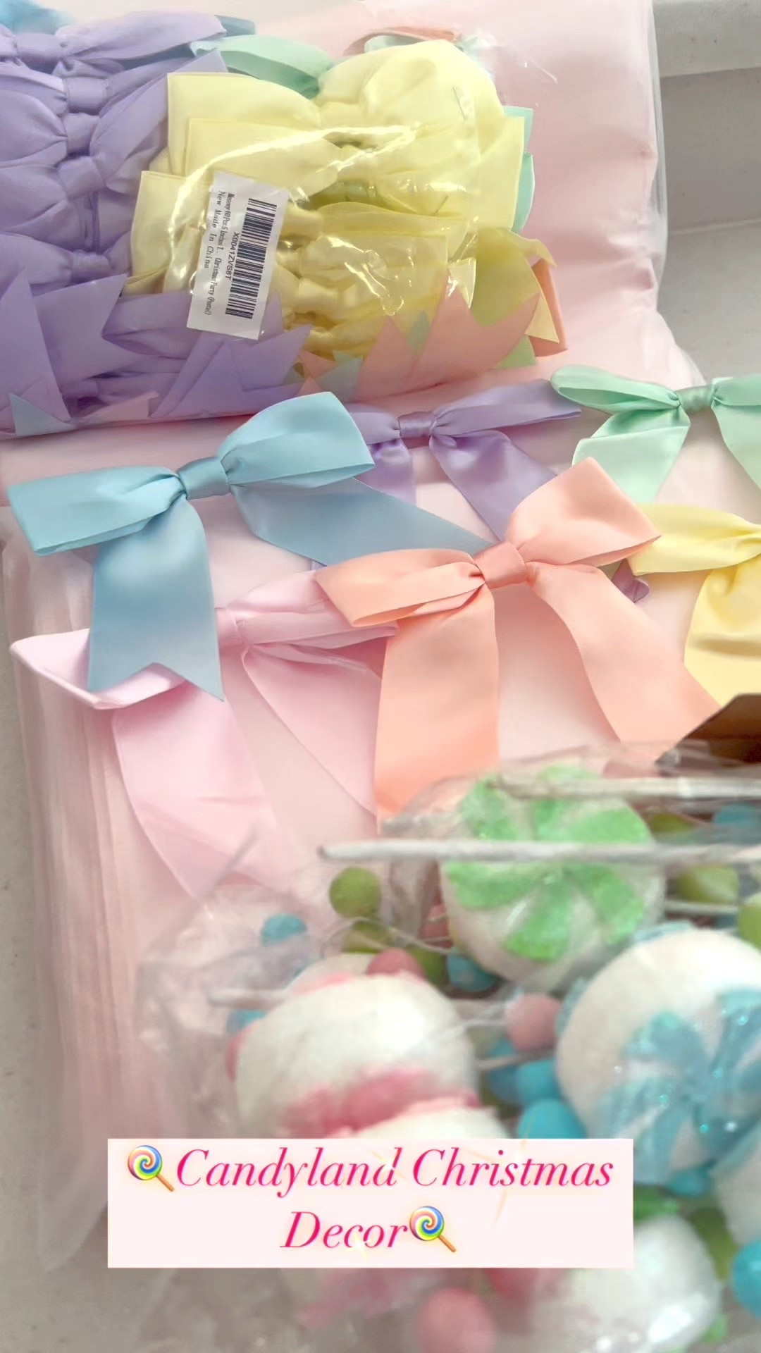 📦My first shipment of my Candyland Christmas decor just arrived!

🎀These bows are gorgeous! You get 60 satin bows for $19.99. I purchased the pastel pack. They come in a variety of colors too!

🍭I’m LOVING all of these pastels for Christmas! 🎄 

🍬Super excited to see how my Christmas tree will turn out this year. I’ve never done a Candyland theme so I’m pretty excited!



#LTKSeasonal #LTKFamily #LTKStyleTip #LTKParties #LTKFindsUnder100 #LTKOver40 #LTKHalloween #LTKTravel #LTKU #LTKSaleAlert #LTKFindsUnder50 #LTKHome