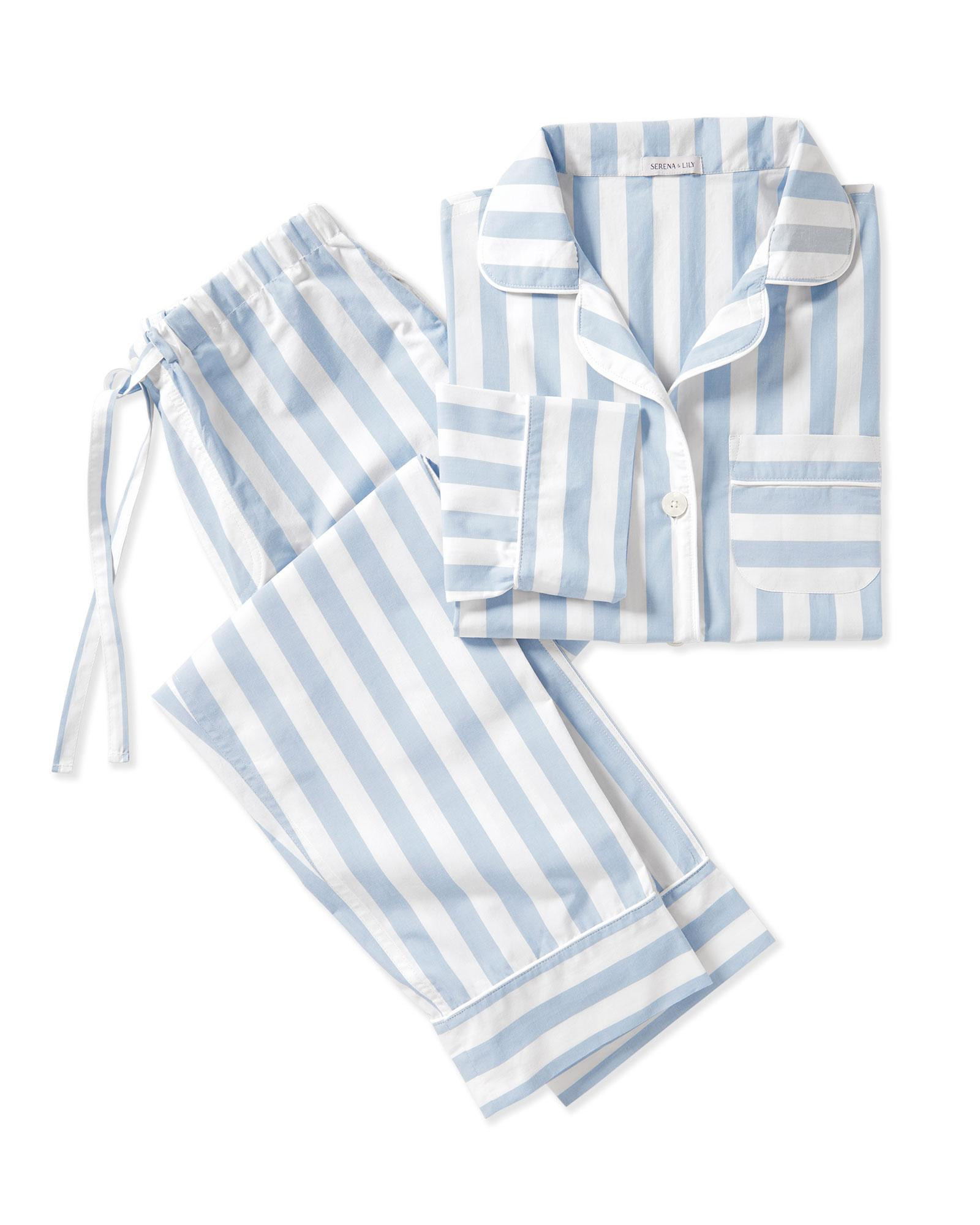Beach Club Stripe Pajamas | Serena and Lily