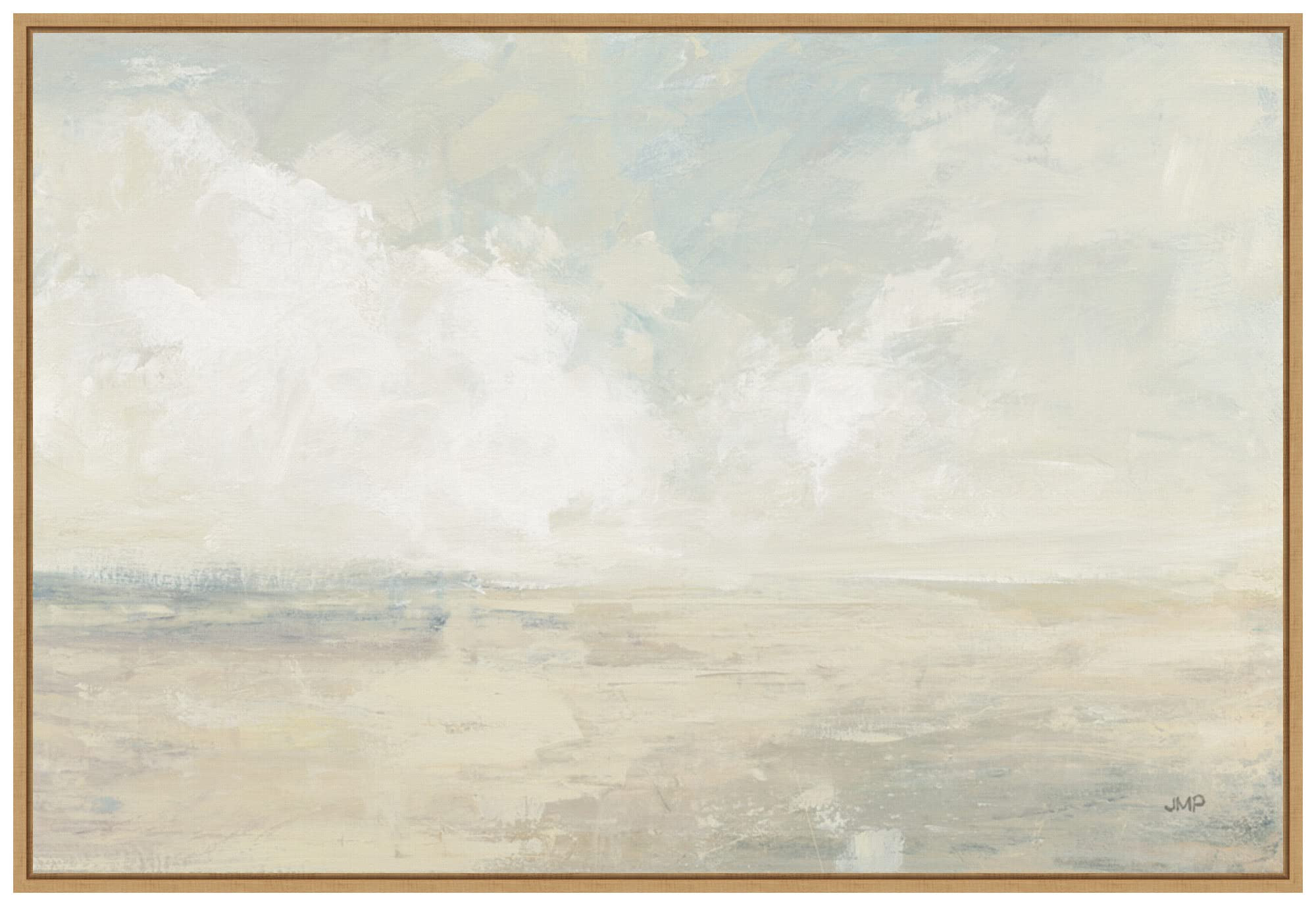 Amanti Art Framed Canvas Wall Art 23x33 Sky and Sand Crop by Julia Purinton, Framed Wall Art Canv... | Amazon (US)
