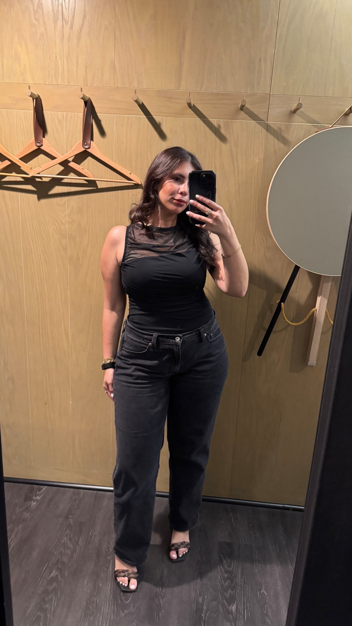 Night out fit inspo 🤍
Top: M
Jeans: size 29 
Heels: 8

#LTKStyleTip #LTKMidsize #LTKFindsUnder50