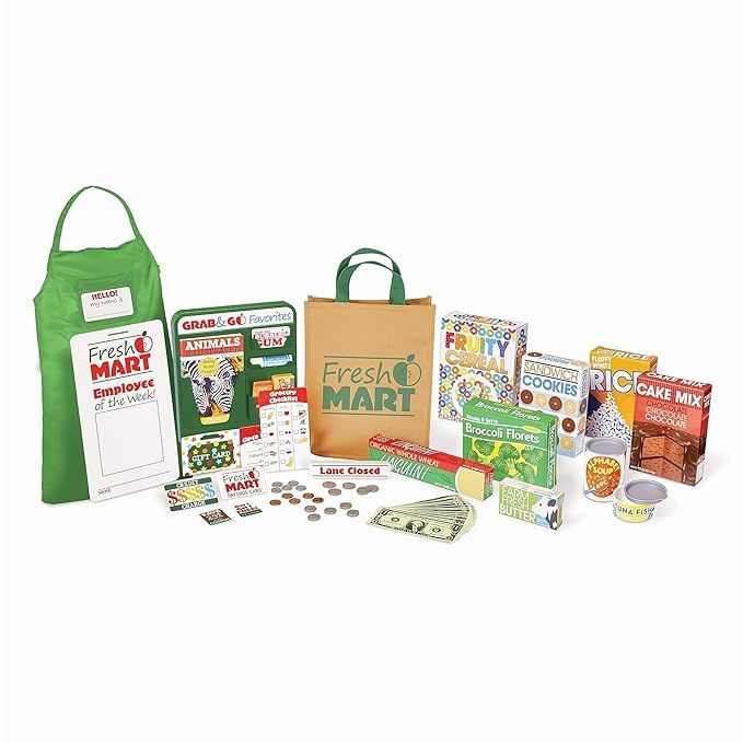 Melissa & Doug Fresh Mart Grocery Store Companion Collection (Play Sets & Kitchens, Great Gift fo... | Amazon (US)