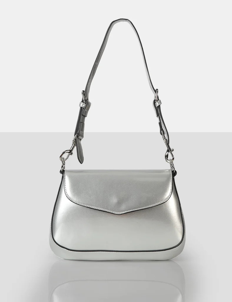 The Serena Silver Shoulder Bag | Public Desire (US & CA)