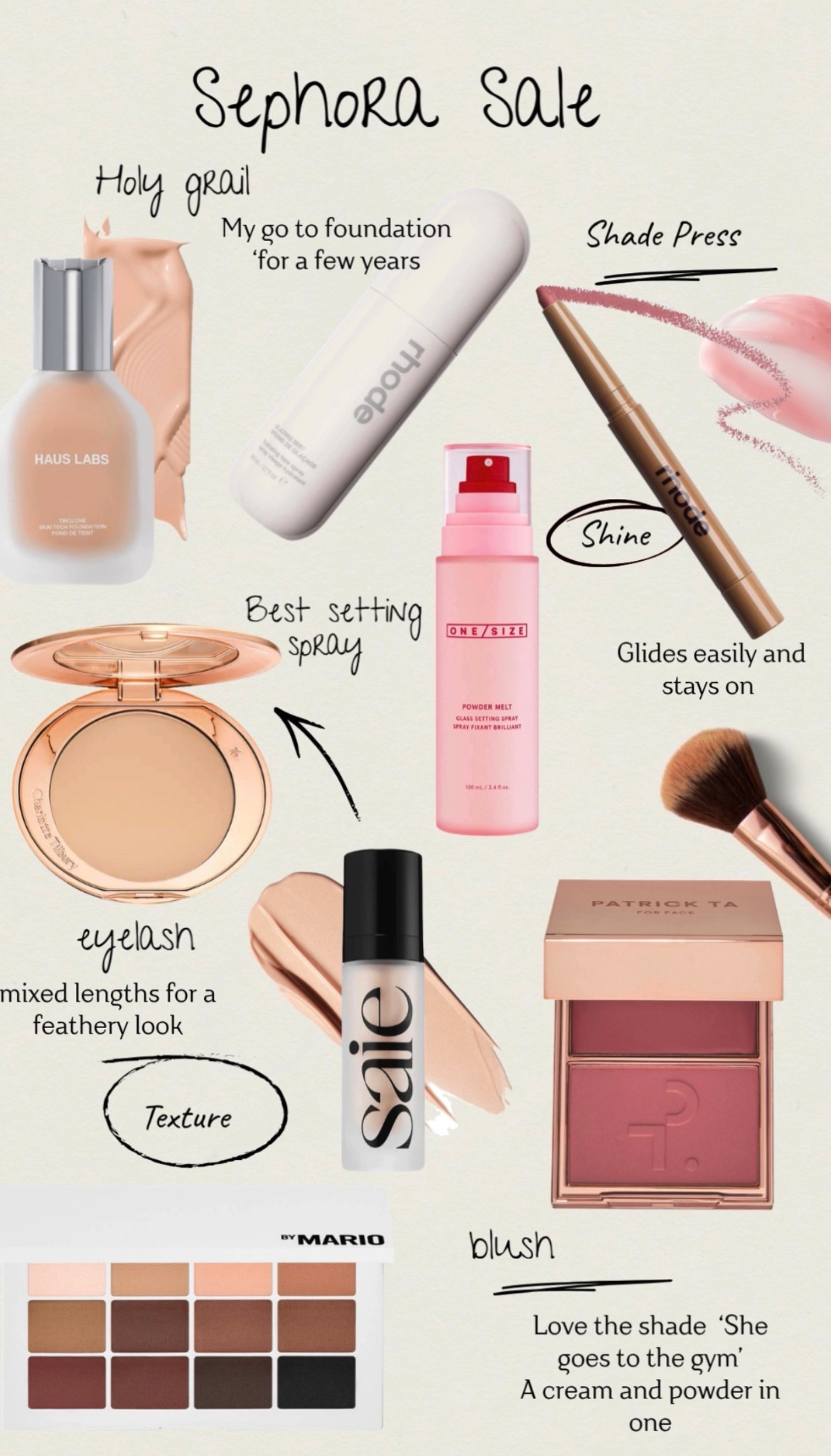 Sephora Sale!! Some of my favorites and picks. Makeup is super personal. It’s not a one size fits all. I have dry mature skin. 

#LTKSaleAlert #LTKBeauty #LTKselfcare