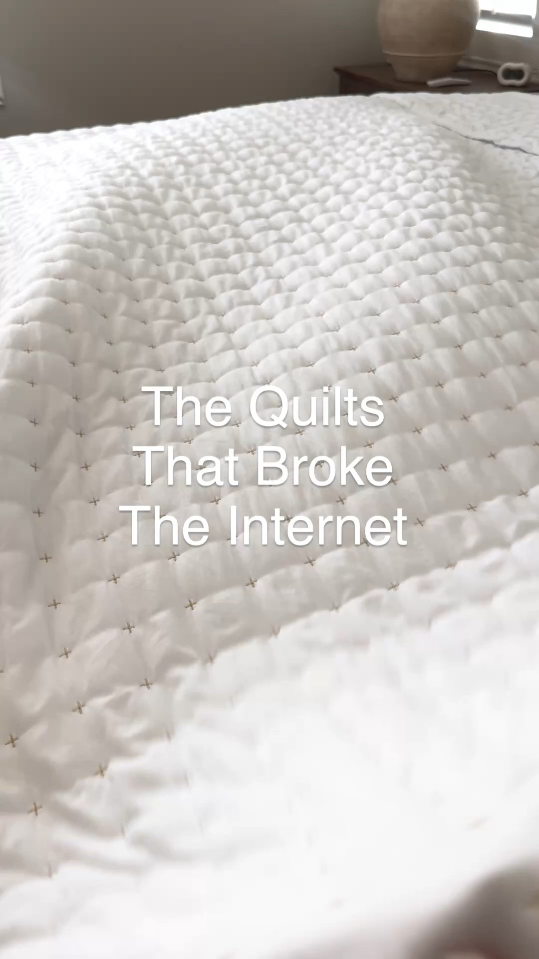 The quilts that broke the internet 😍

Both are SO good and look way more expensive than they are. Perfect neutral bedding for a cozy, layered bedroom look.

Which one would you choose? 👀

#LTKHome #LTKdayinmylife #LTKOver40