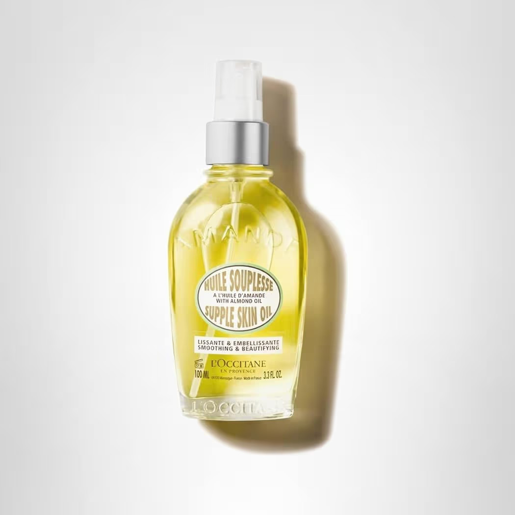 L'Occitane Almond Body Oil, Moisturizes, Nourishes, Hydrates, Softens Dry Skin, Absorbs Fast, Lig... | Amazon (US)