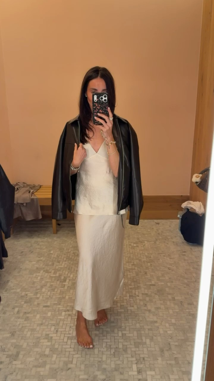 Satin set from Aritzia, skirt size 4, cami size XS.

#LTKootd
