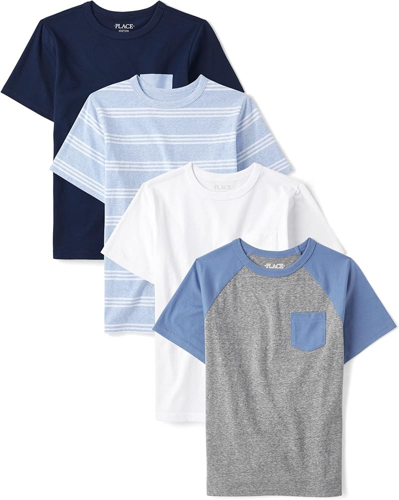 The Children's Place Boys' Short Sleeve Knit T-Shirt | Amazon (US)