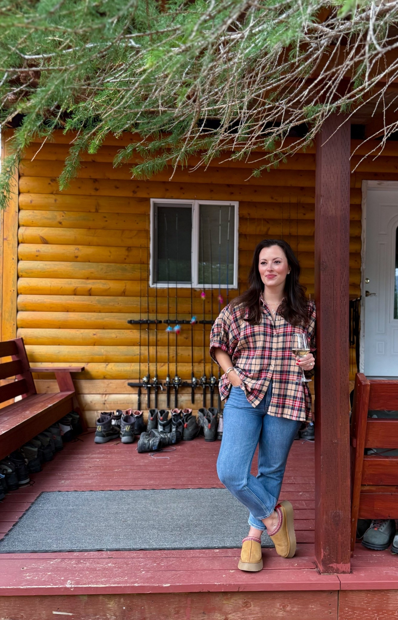 What to wear in Alaska
Fisherman aesthetic outfit
Mountain vacation outfit ideas 

Sadly my exact flannel top is sold out but I found a few on resale sites I found! 

#LTKStyleTip #LTKSeasonal #LTKTravel