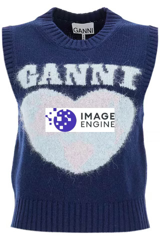GANNI "knitted jacquard patterned | Residenza725 US