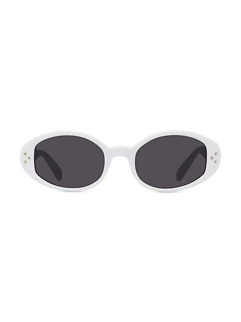 52MM Oval Sunglasses | Saks Fifth Avenue