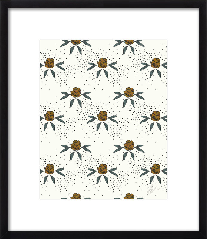 Marigolds Block Print | Artfully Walls