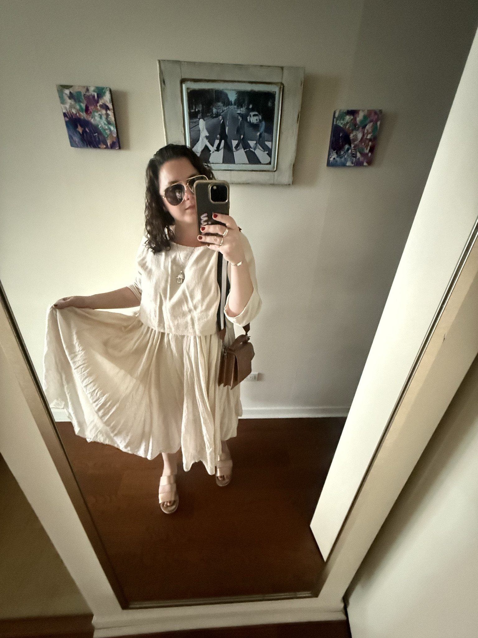 This is the perfect vacation dress! Got it in London but I’m going to link similar options. I could live in this one year round if Chicago weather allowed for it  

#LTKMidsize #LTKSeasonal #LTKootd