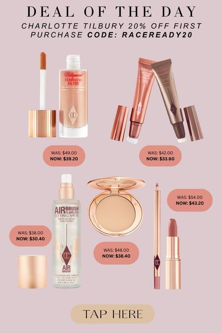 It’s the last day to shop Charlotte Tilbury’s sale!! I love these products, they are products I constantly reach for and they make your makeup look flawless! Use code RACEREADY20 for 20% off your first purchase! 

#LTKStyleTip #LTKSaleAlert #LTKBeauty