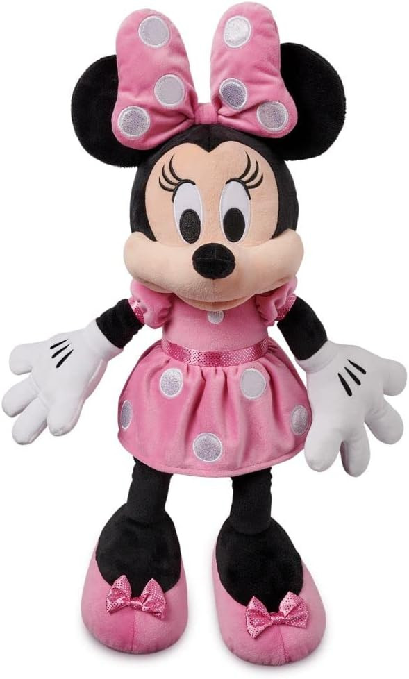 Official Mickey Mouse Medium Soft Toy for Kids, Cuddly Character with Fuzzy Texture and Embroider... | Amazon (US)