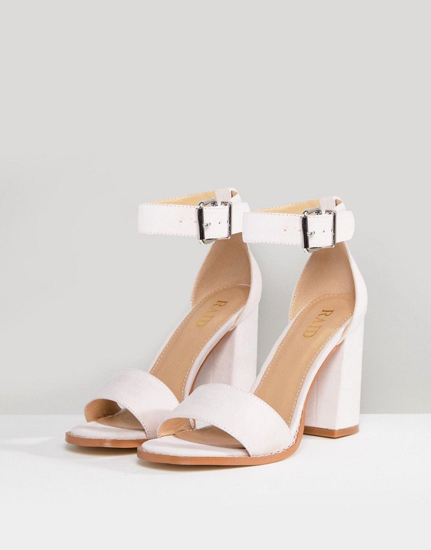 RAID Imani Pale Pink Block Heeled Sandals - Pink | ASOS US