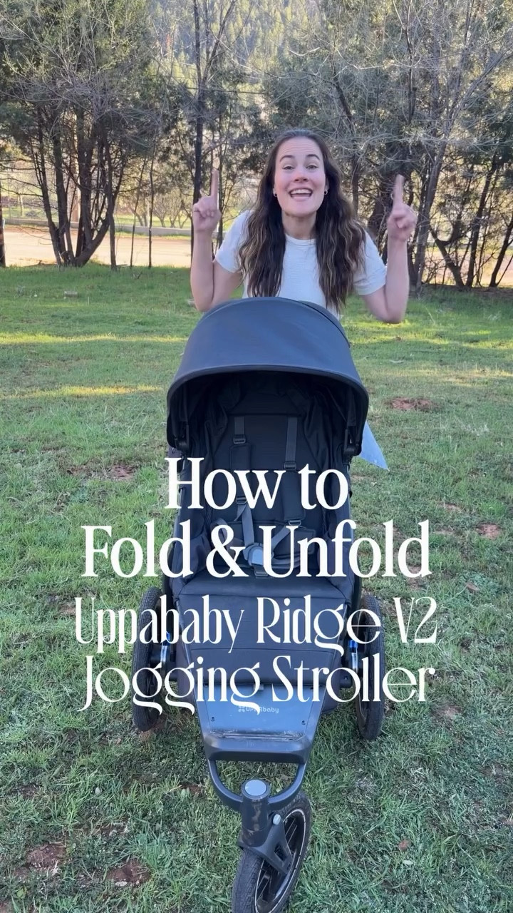 How to fold and unfold the Uppababy Ridge V2 Jogging Stroller!