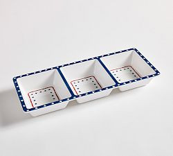 Cabana Americana Outdoor Melamine Multi Condiment Server | Pottery Barn (US)