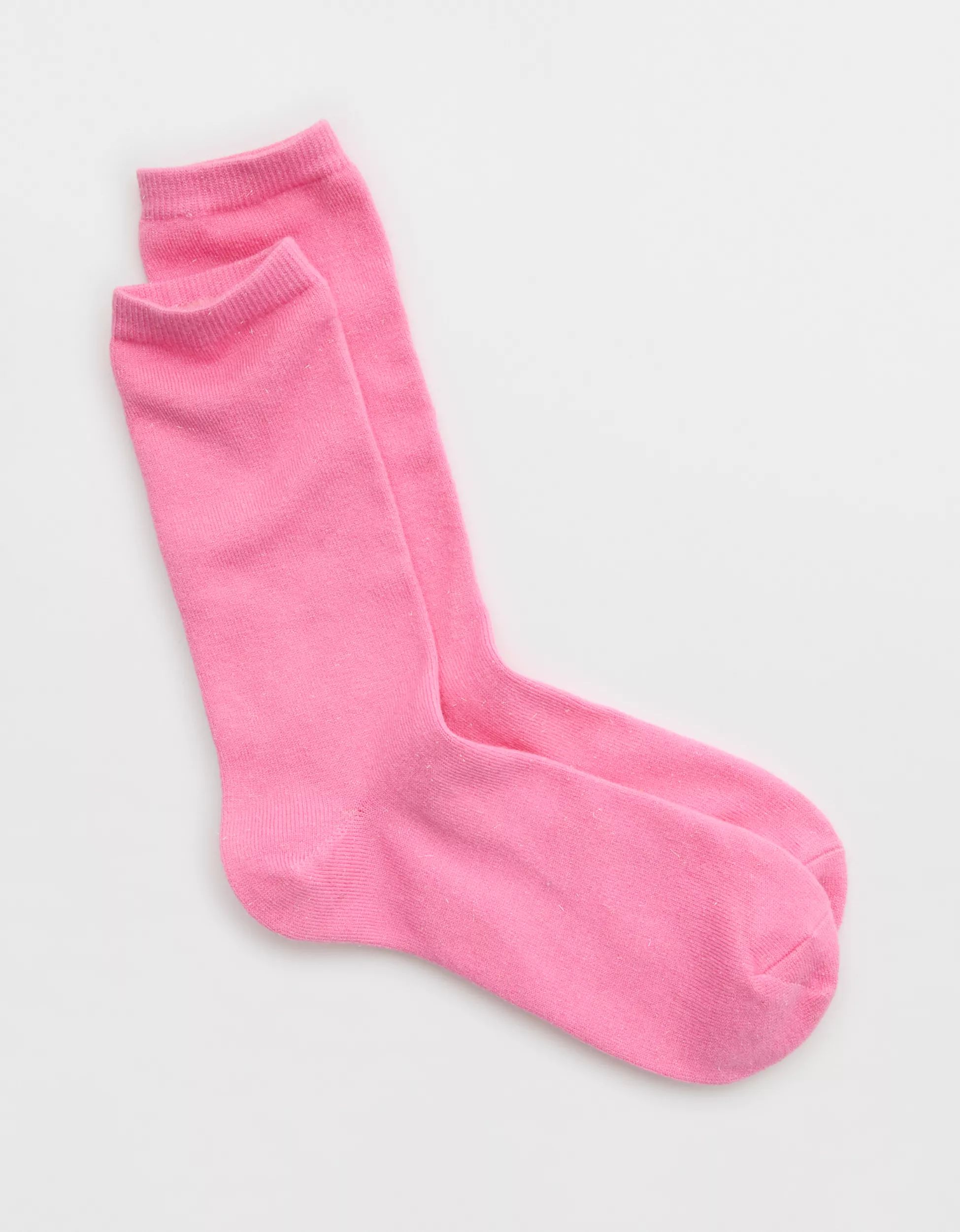 Aerie Tonal Metallic Crew Socks | Aerie
