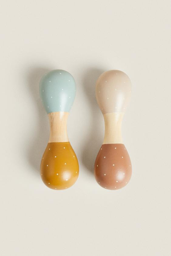 CHILDREN'S TOY WOODEN MARACAS | Zara US