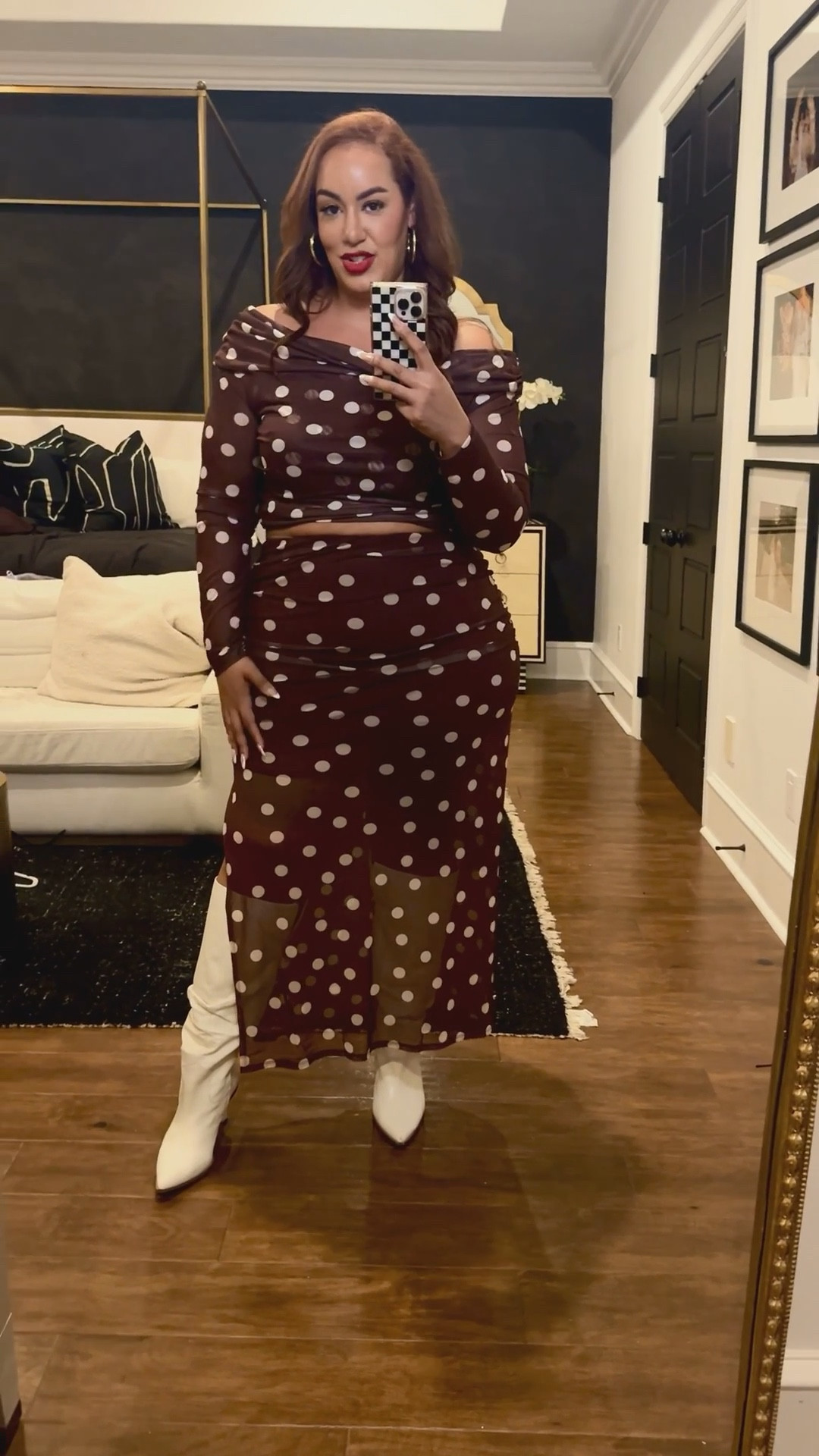 Finally got my hands on the skirt to go with this top! Currently on sale for extra 50% off! 🤎

#LTKMidsize #LTKSaleAlert #LTKFindsUnder50