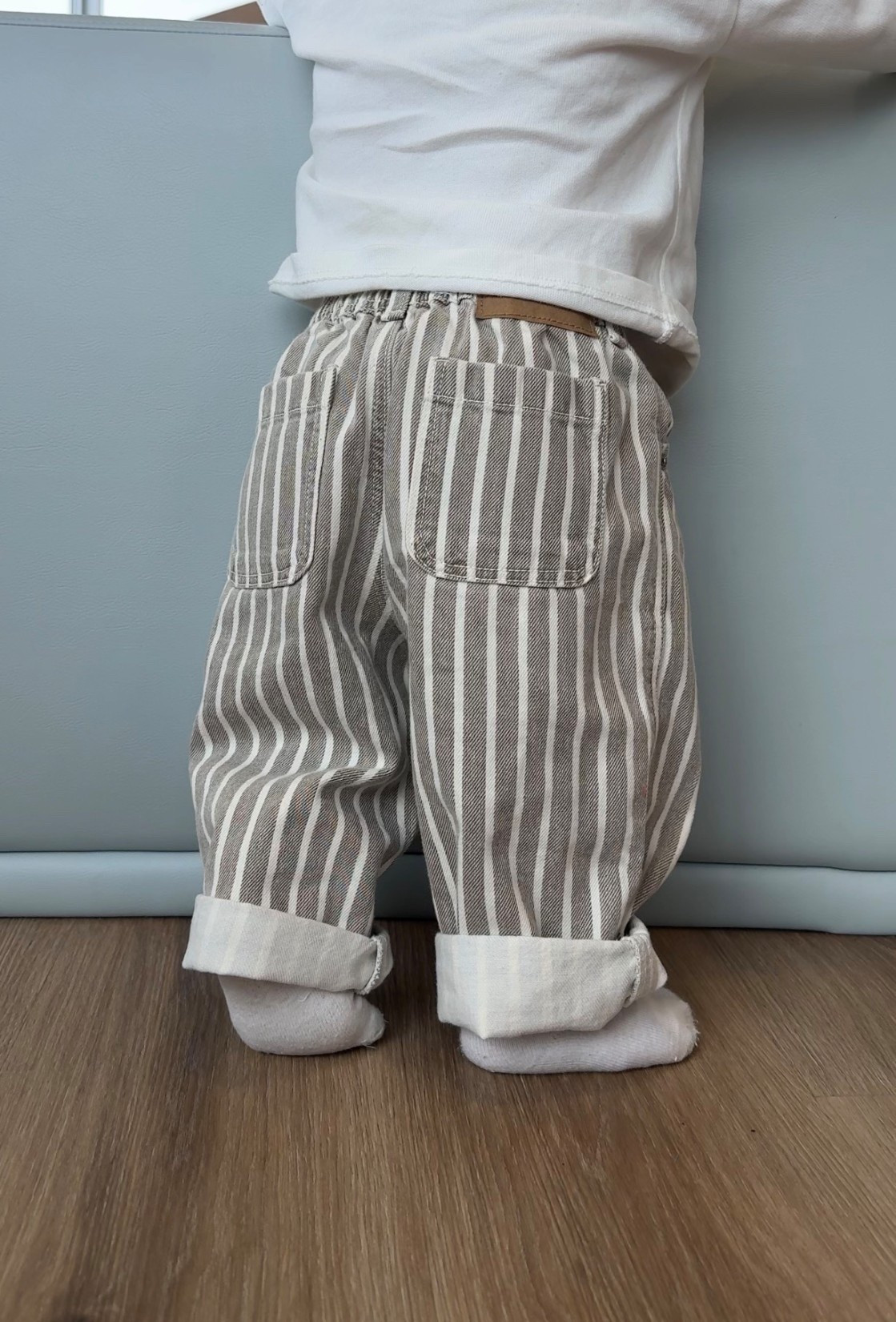 never met a striped baby pant I didn’t like 🤎