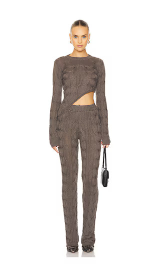 Cally Pant Set in Grey | Revolve Clothing (Global)