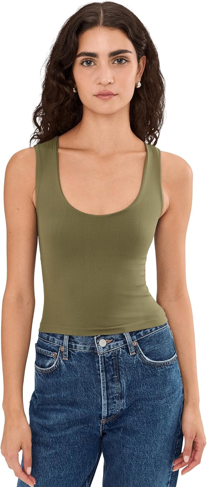 Free People Women's Clean Lines Muscle Cami | Amazon (US)