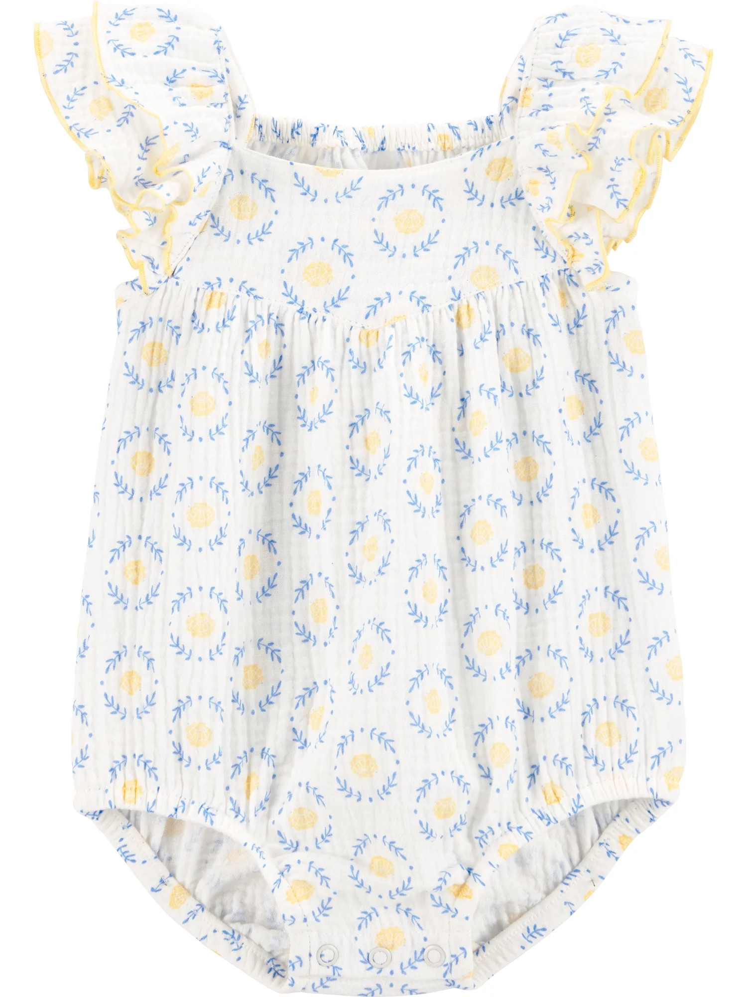Carter's Child of Mine Baby Girl Bubble Romper, Sizes 0/3-24 Months | Walmart (US)