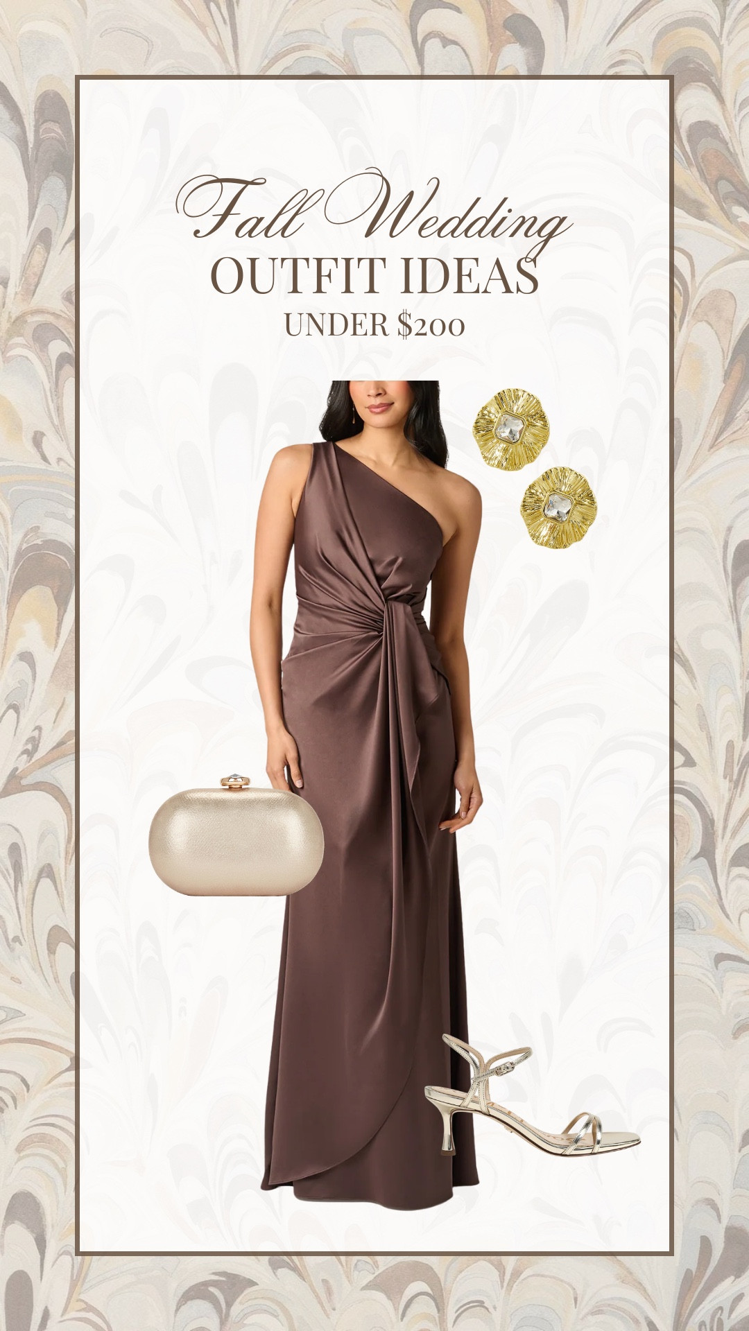 Fall wedding guest outfit idea!