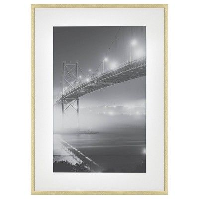 Thin Metal Matted Gallery Frame Gold - Project 62&#153; | Target