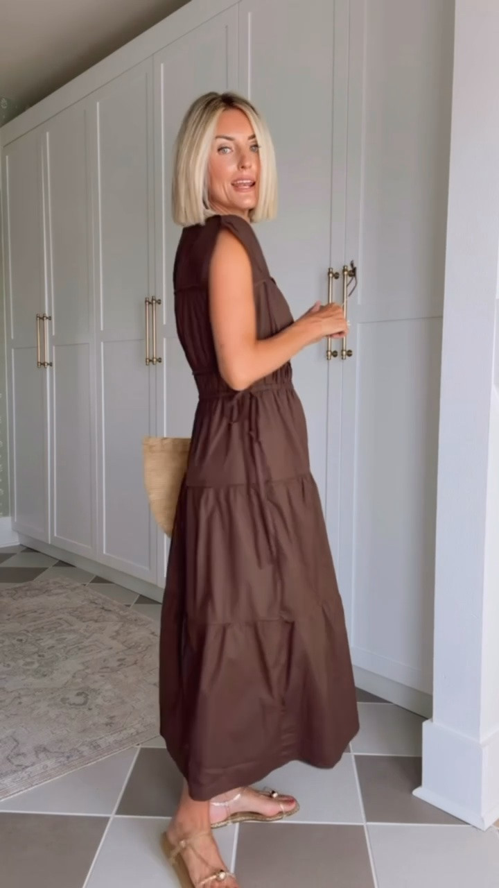 Cannot believe this brown dress is Amazon! I'm so impressed with the quality! Wearing a S! Loverly Grey, Amazon, maxi dress, resort wear, vacation looks, summer dress

#LTKootd #LTKSeasonal #LTKTravel