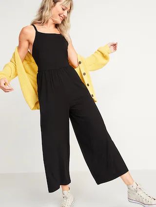Sleeveless Jersey-Knit Cami Jumpsuit for Women | Old Navy (US)