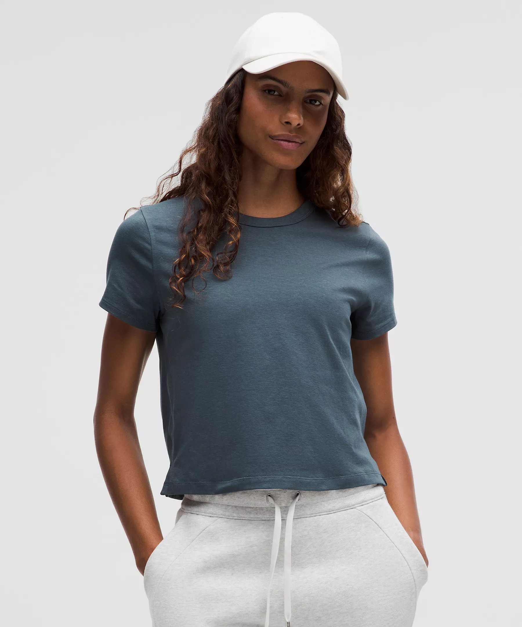 Classic-Fit Cotton-Blend T-Shirt | Women's Short Sleeve Shirts & Tee's | lululemon | Lululemon (US)
