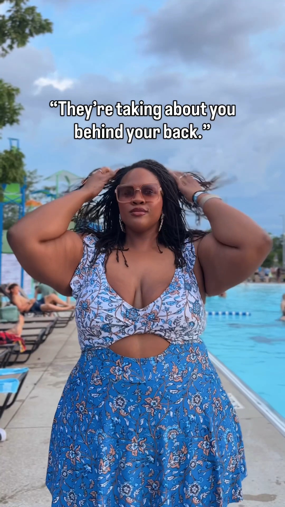 Wearing this adorable swimsuit dress in a size 20W! I’m 5’9” and 325lbs. This is my usual size, so I’d say it’s pretty true to size and has some additional stretch!

I linked to the same one on Amazon, but the TikTok Shop (where I got it) has more colors in this size: https://www.tiktok.com/t/ZP8GthwDt/

#LTKPlusSize #LTKSwim #LTKootd