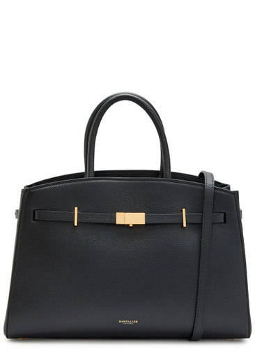 The Hudson midi grained leather top handle bag | Harvey Nichols