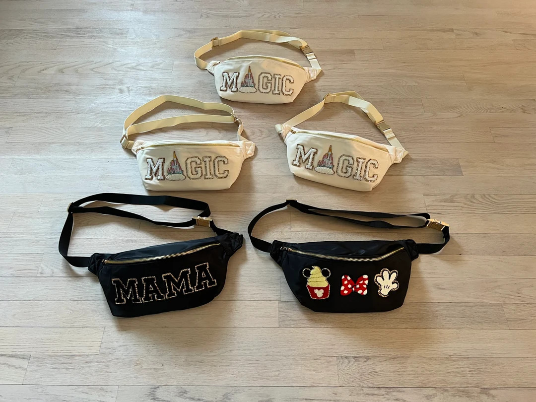READY TO SHIP nylon jumbo Fanny pack- magic Disney jumbo Fanny pack- large magic Fanny pack- jumb... | Etsy (US)