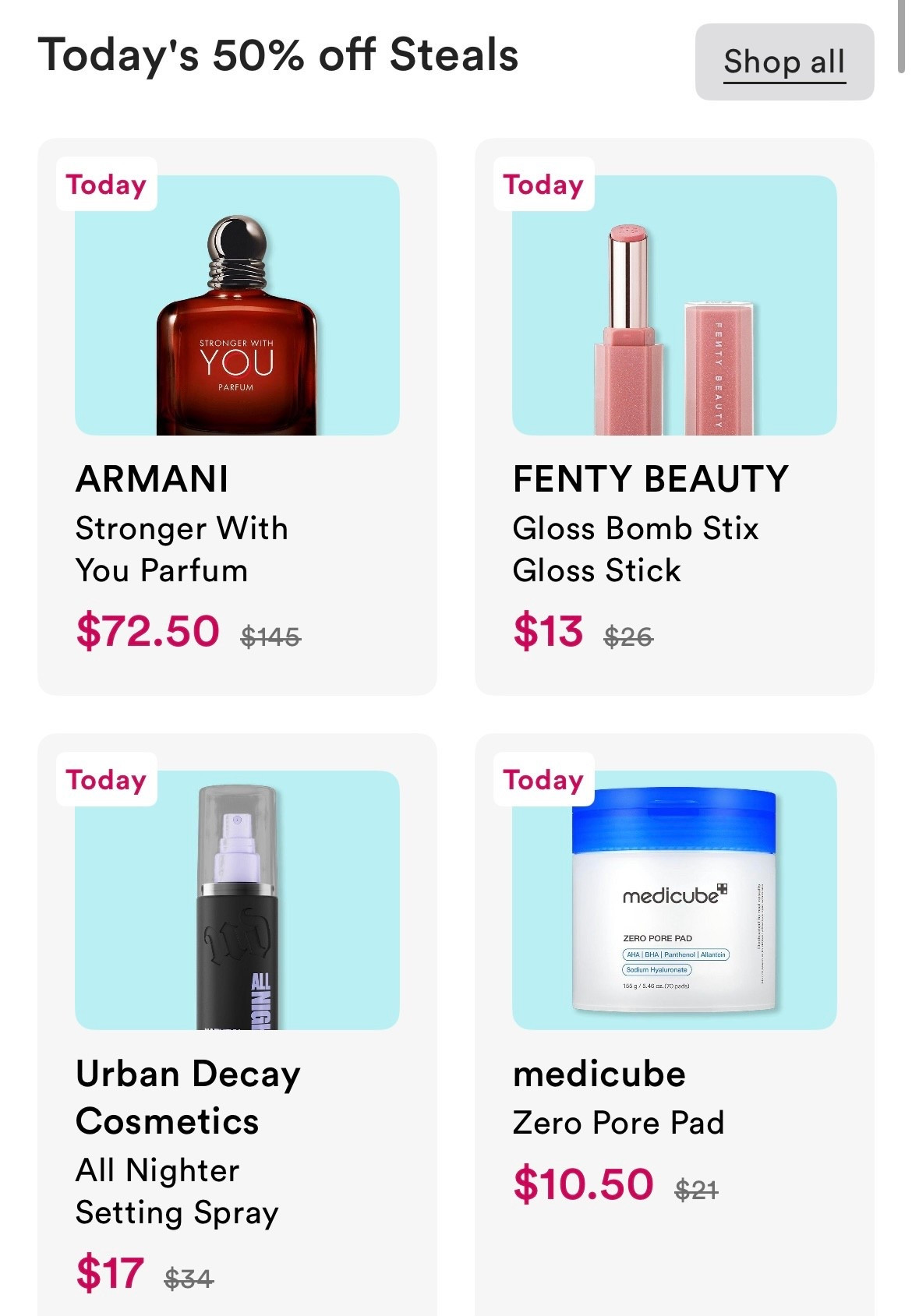 Ulta Beauty Steals 3/7 