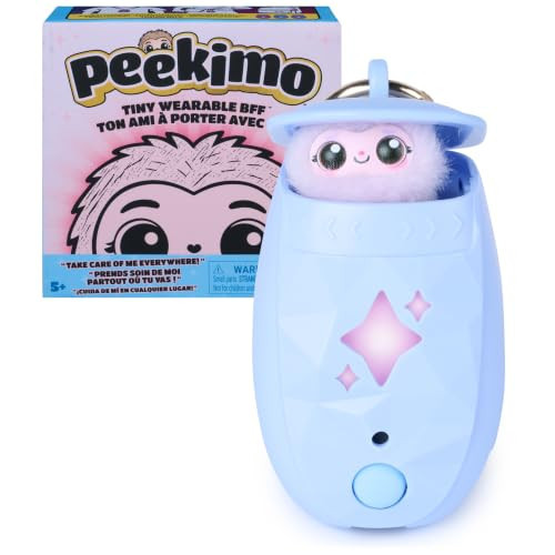 Peekimo Blue Interactive Pet and Wearable Charm Accessory, 100+ Reactions | Amazon (US)