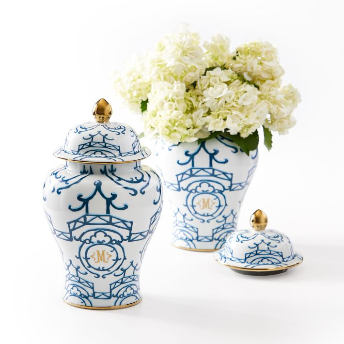 Mark & Graham x Dana Gibson Pagoda Ginger Jar, Medium | Mark and Graham | Mark and Graham