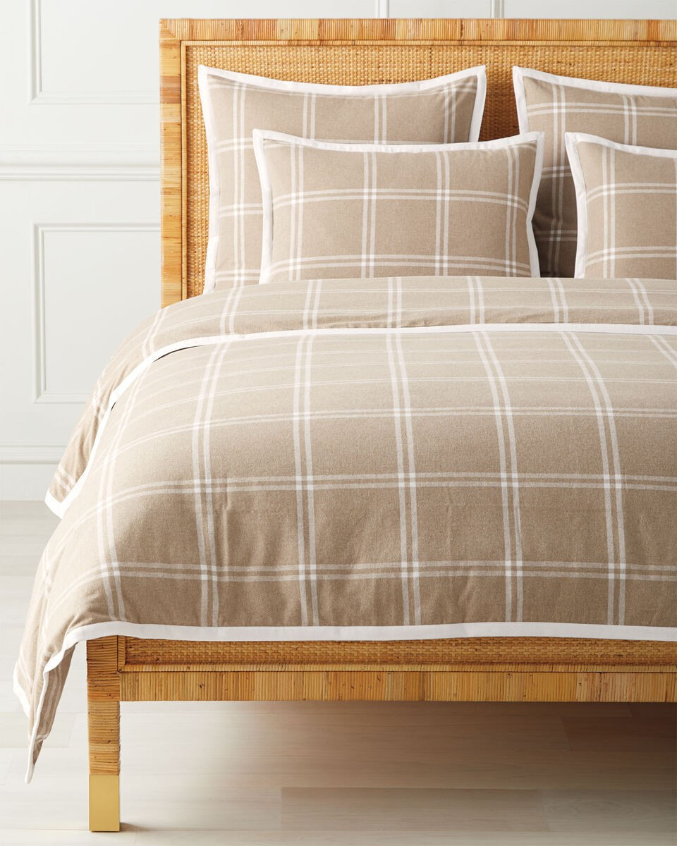 Alpine Flannel Duvet Cover | Serena and Lily