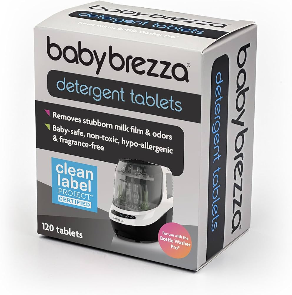 Baby Brezza Official Detergent Soap Tablets for Baby Brezza Bottle Washer Pro, 120 Tablets | Amazon (US)