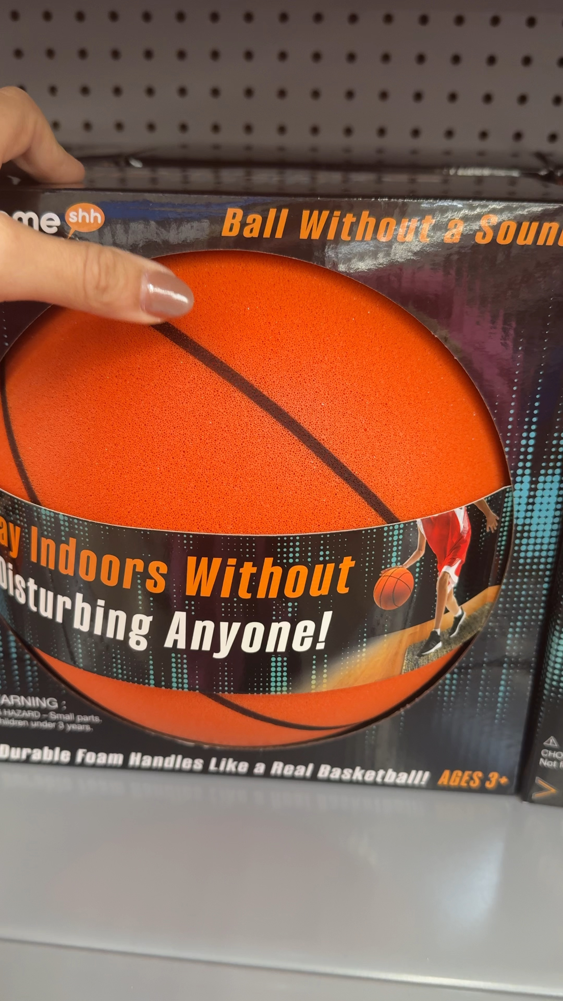 One of my boys favorite toys to play with! We have a few now and they get played with every single day. This indoor basketball makes no noise and is soft on your walls, floors, decor 😉🙃

#LTKActive #LTKGiftGuide #LTKKids