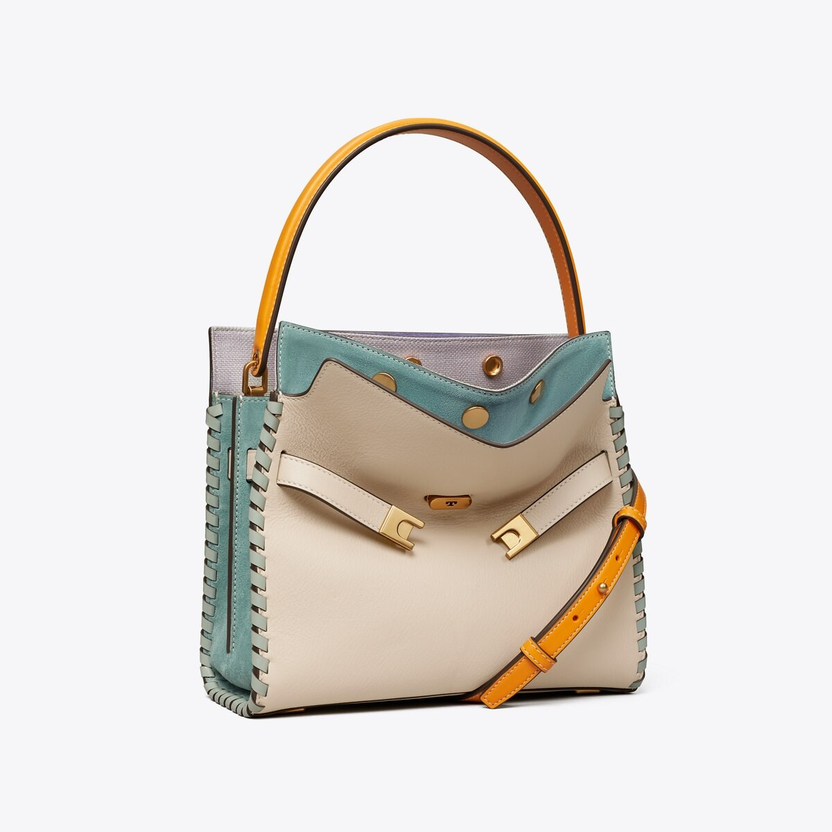 Lee Radziwill Whipstitch Small Double Bag | Tory Burch (US)