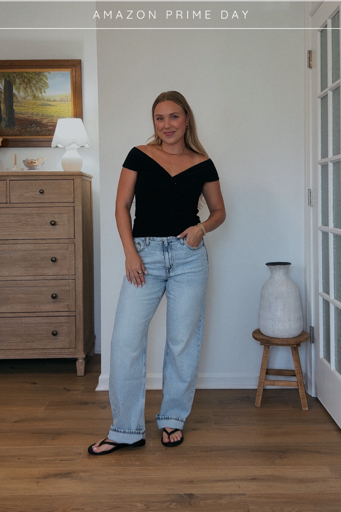 Amazon Prime Day: casual date night🖤


Summer outfit, amazon sale, black going out top, off the shoulder top, chic, denim jeans, gold, sandals, summer outfit, coastal, minimalistic, neutral

#LTKStyleTip #LTKWorkwear #LTKSaleAlert