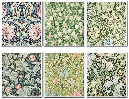 Quera William Morris Swedish Kitchen Dishcloth Vintage Floral Absorbent Cotton Kitchen Dish Towel... | Amazon (US)