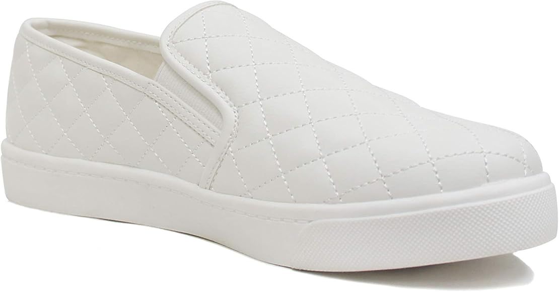Soda Topshoe Avenue Alone Women's Preforated Slip On Sneakers | Amazon (US)