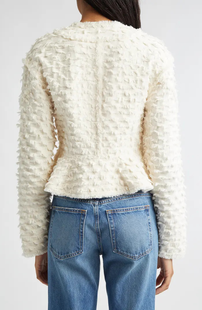 Rosalind Cotton Peplum Jacket | Nordstrom