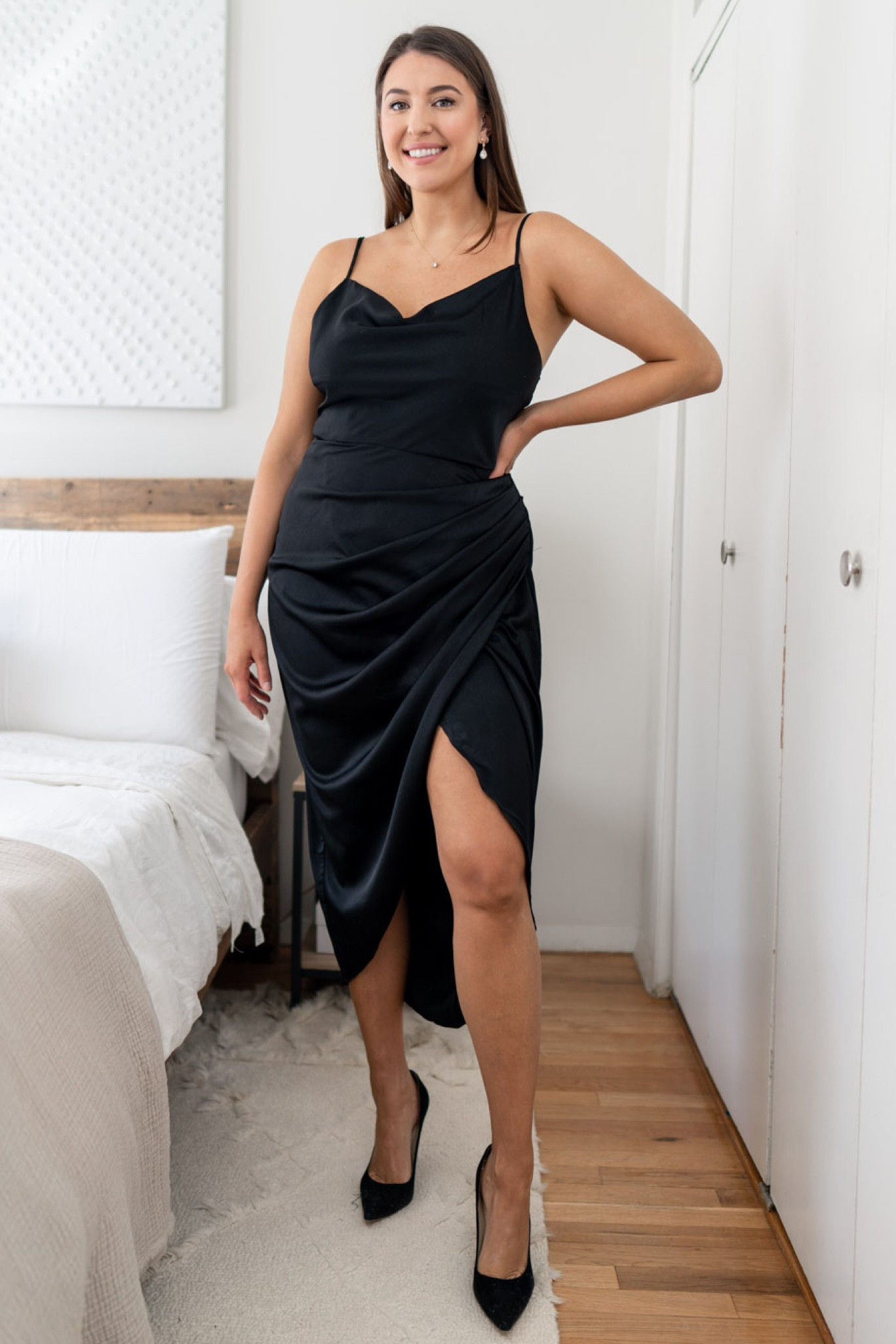 Amazon wedding guest dress for big hips wearing large plus. Black slip dress 

#amazondress #weddingguestdress #blackdress #formaldress 

#LTKwedding #LTKFind #LTKunder50