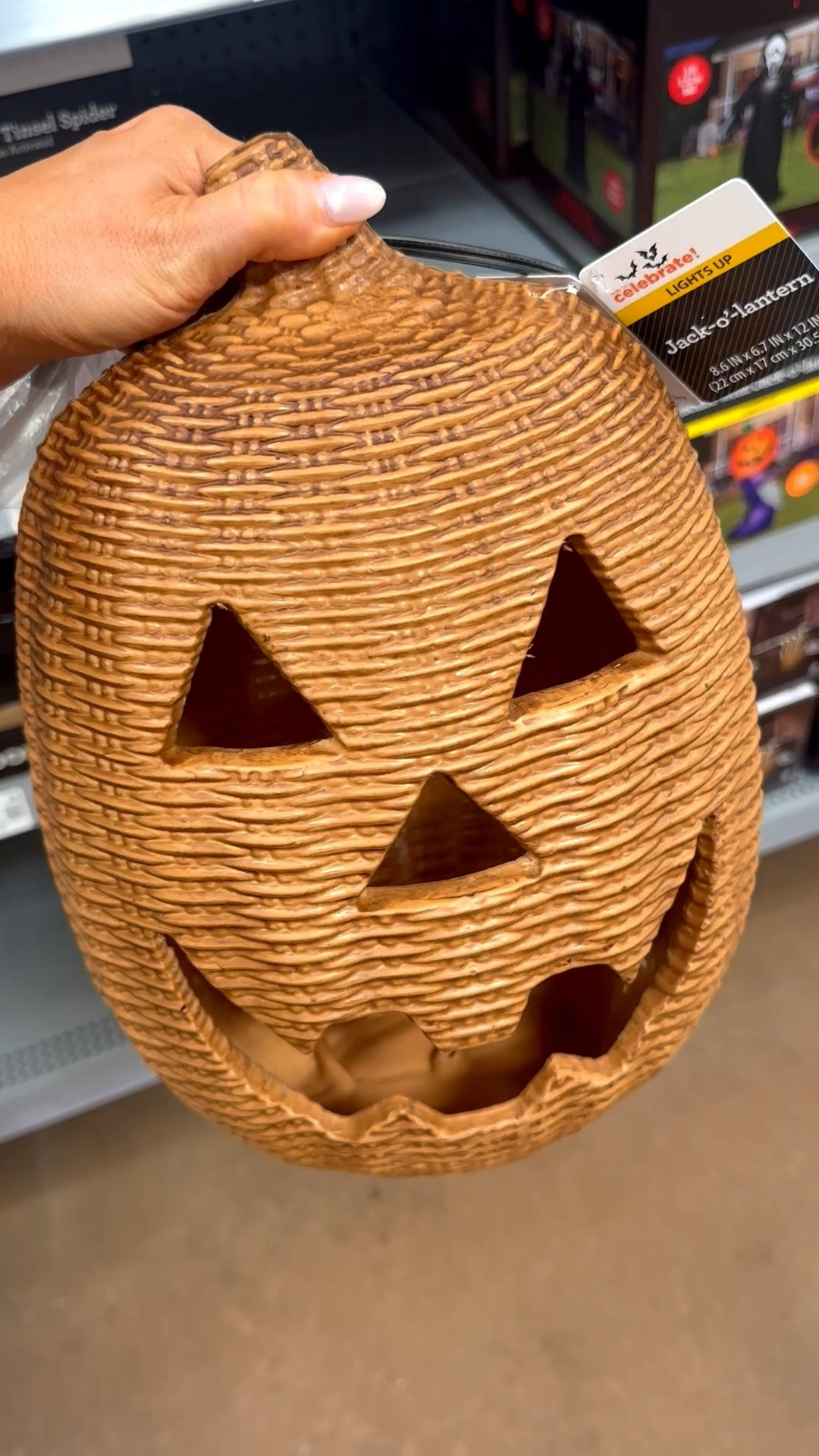 Woven look light up jackolantern 





Walmart home
Walmart finds 
Halloween decor

#LTKHome #LTKSeasonal